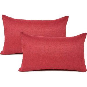 Pure Square Decorative Throw Pillows CaseCushion Covers Shell Cotton Linen Blend